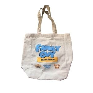 Family guy large canvas cotton tote bag